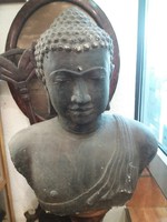 Lava stone budha