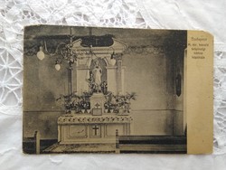 FOGLALT BORBÁLÁNAK! Antik képeslap, Magyar Királyi Honvéd Helyőrségi Kórház kápolnája, ritka darab