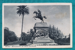 Olaszország,Róma,emlékmű,régi fekete-fehér,postatiszta képeslap