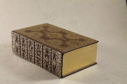 Misztótfalusi Kis Miklós aranylapos biblia dobozában 17 x 11 cm
