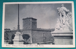 Olaszország,Róma,régi fekete-fehér postatiszta képeslap