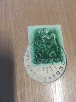 1938 Érsekújvár visszatért bélyegzés boríték kivágáson .