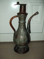 Antik török keleti vörösréz karaffa tea kávé főző 51 cm