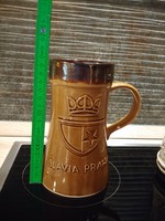 Beautiful beer mug - slavia praha Prague