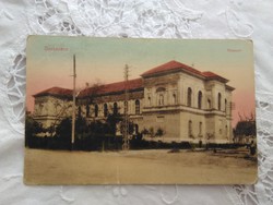 Antik színezett képeslap/fotólap Szekszárd Múzeum/Museum 1915 Kaszás Sándor kiadása