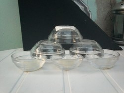 DURALEX francia üvegtálkák, 6 db üveg tálka együtt