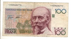100 frank francs 1989-92 Belgium 1.