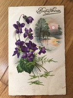 Antik Újévi képeslap - 1927
