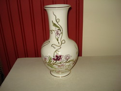 Zsolnay "tavasz" öblös nagyméretű  új váza.