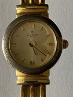 Clyda paris gold plated women's watch