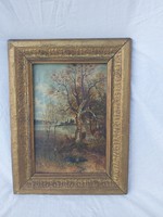 1 ft os aukció! Weigang 1896-98. Csodás tájkép.