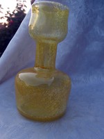 Karcagi fátyolüveg váza  18 cm