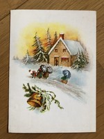 Kellemes Karácsonyi Ünnepeket képeslap - Dr. Köhlerné Molnár Katalin rajz