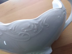 Porcelán, szecessziós szószos / nagypolgári módra