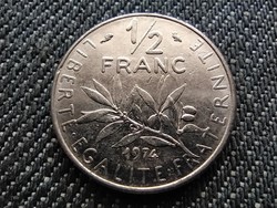 Franciaország 1/2 frank 1974 (id29330)