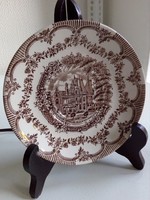 English small plate with the Waddesdon manor(major) Buckinghamshire print 14 cm