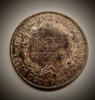 Francia-indokínai gyarmati ezüst 1908.