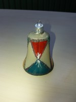 Antik Üveg Karácsonyfadísz (7cm-es csengő)