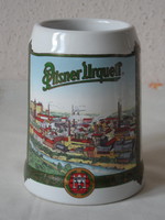Pilsner Urquell porcelán sörös korsó ( 0.5 Literes )