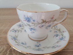 Duchess angol porcelán nefelejcs mintás kávés szettek