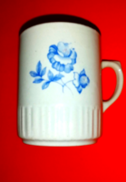 Zsolnay skirted blue floral cup, mug 44.