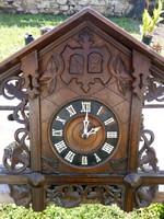 Swartzwaldi negyed ütős fali óra az 1800-as évekből!