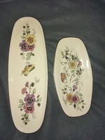 Zsolnay butterfly pattern with elongated serving bowls