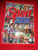 A  Sport Évkönyve 2001 nagy alapú vastag könyv rengeteg fotóval szép állapotban