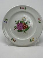 Antique alt wien flower-decorated porcelain plate from 1856 - c
