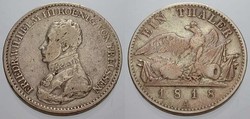 III.  Frigyes Vilmos ezüst tallér 1818 A
