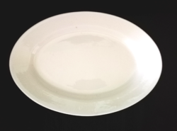 White smallpest granite serving bowl