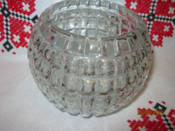 Old spherical glass vase