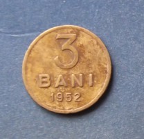 Románia - 3 bani 1952