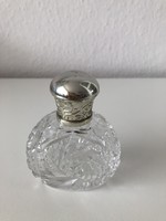 Csiszolt kristály parfümös üveg