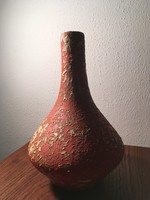 Tófej-kerámia váza