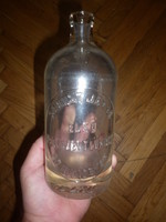 schust jakab pestszentlőrinc  szódásüveg 0,5 liter
