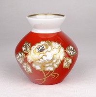 1F591 Régi jelzett Wallendorf porcelán ibolya váza