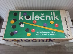 Retro csehszlovák társasjáték_asztali biliárdjáték_1977