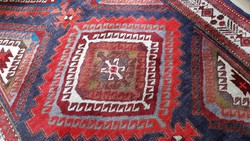 Hibátlan, gyönyörű, iráni kézi csomózású nomád szőnyeg