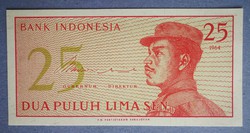 Indonézia 25 Sen 1964 Unc