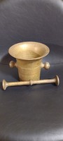 Copper mortar and pestle