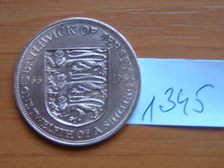 JERSEY 1/12 SHILLING 1066-1966 ND (1966) 900th Anniv. of Norman Conquest, Bronz #1345