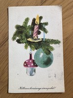 Karácsonyi képeslap - Darvas Árpád rajz
