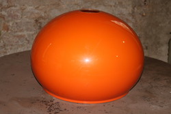 Retro, nagyméretű, függeszték-burák, műanyagból, narancssárga (3 db egyforma)