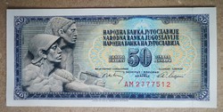 Jugoszlávia 50 Dinara 1968 Unc