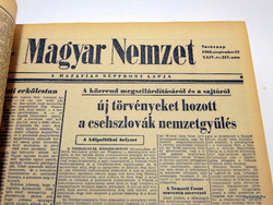 1968 szeptember 15  /  Magyar Nemzet  /  1968-as újság Születésnapra! Ssz.:  19591