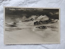 FOGLALT!!! Régi olasz képeslap, Alpok Ortler hegy, havas táj