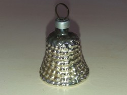 Antik Üveg Karácsonyfadísz (Kis Harang Ritka Darab 2,5cm-es)