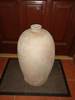 Antik amfóra, olajtartó edény 48 cm magas (3)