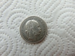 Ezüst 1 forint 1881 K.B.